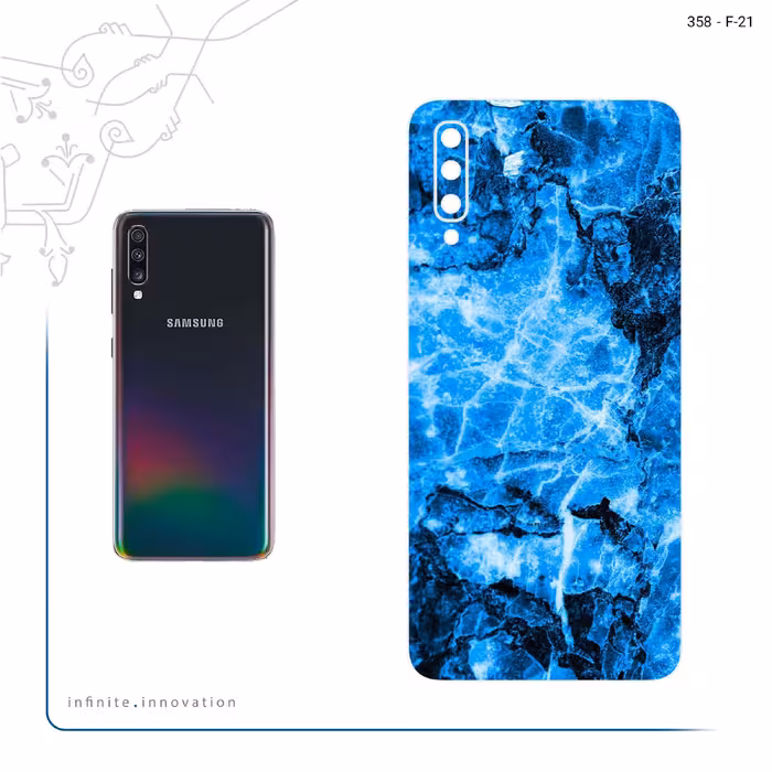 برچسب پوششی ماهوت مدل Blue Marble مناسب برای گوشی موبایل سامسونگ Galaxy A70