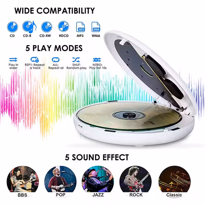 پخش کننده موسیقی گرای مدل QGUEZL2020W