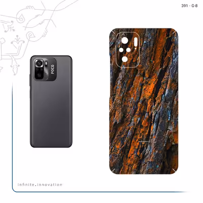 برچسب پوششی ماهوت مدل Wood Texture 6 مناسب برای گوشی موبایل شیائومی Poco M5s