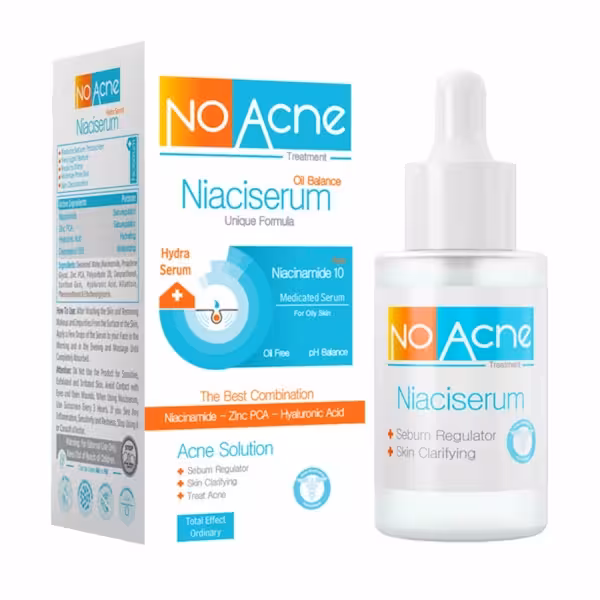 سرم نیاسینامید 10% و زینک 1% نو اکنه 30ml