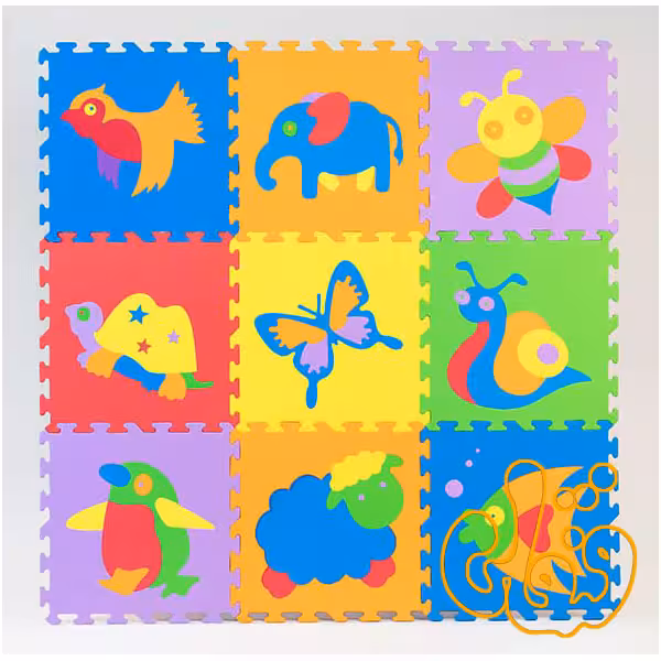 کفپوش فوم پازلی حیوانات