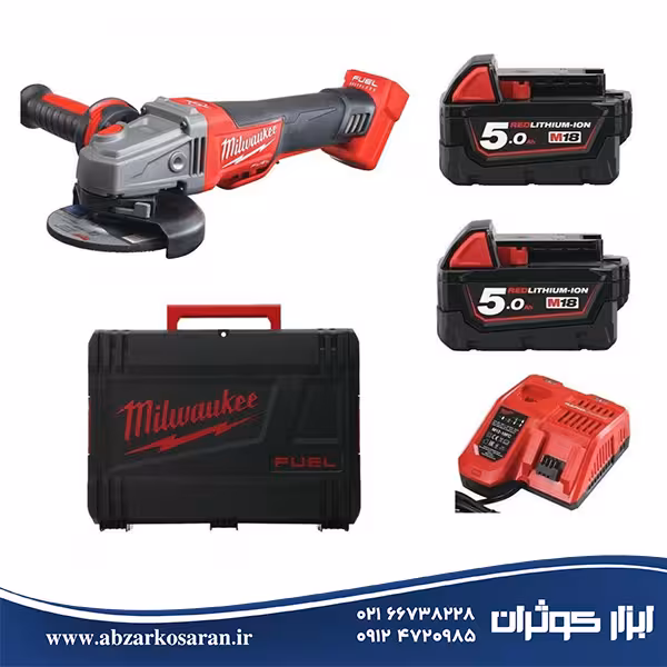 مینی فرز کلید پدالی میلواکی Milwaukee مدل M18CAG125XPD-502X