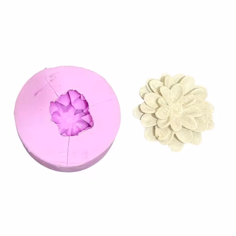 قالب سیلیکونی گل همیشه بهار قطر 5 سانت