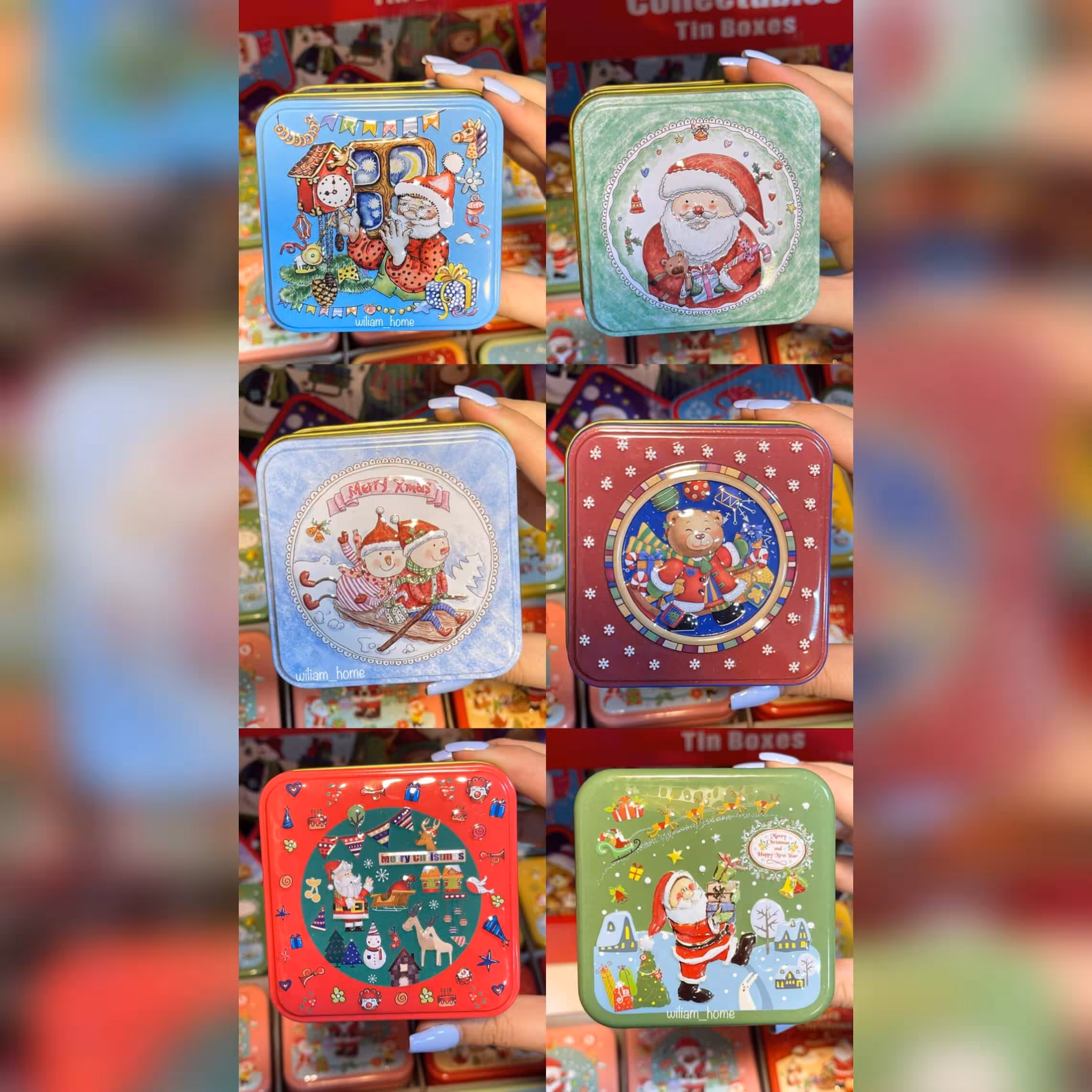 قوطی فلزی کریسمس C