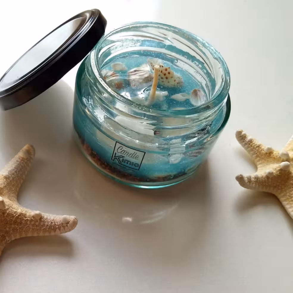 شمع دریایی شفاف ژله ای