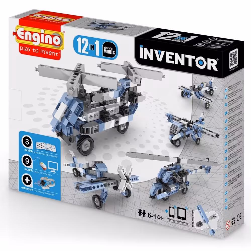 ساختنی Engino مدل 12 در 1 هواپیما