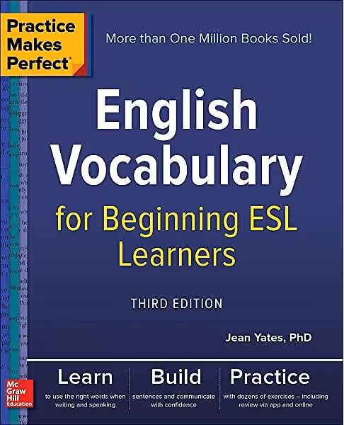 خرید کتاب لغات انگلیسی Practice Makes Perfect English Vocabulary for Beginning ESL Learners انگلیش وکبیولری