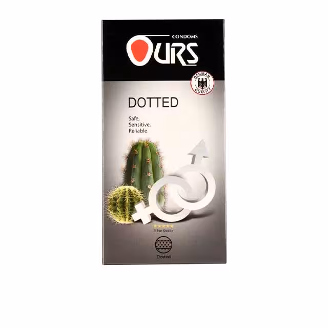 کاندوم خاردار اورز مدل Dotted بسته 12 عددی