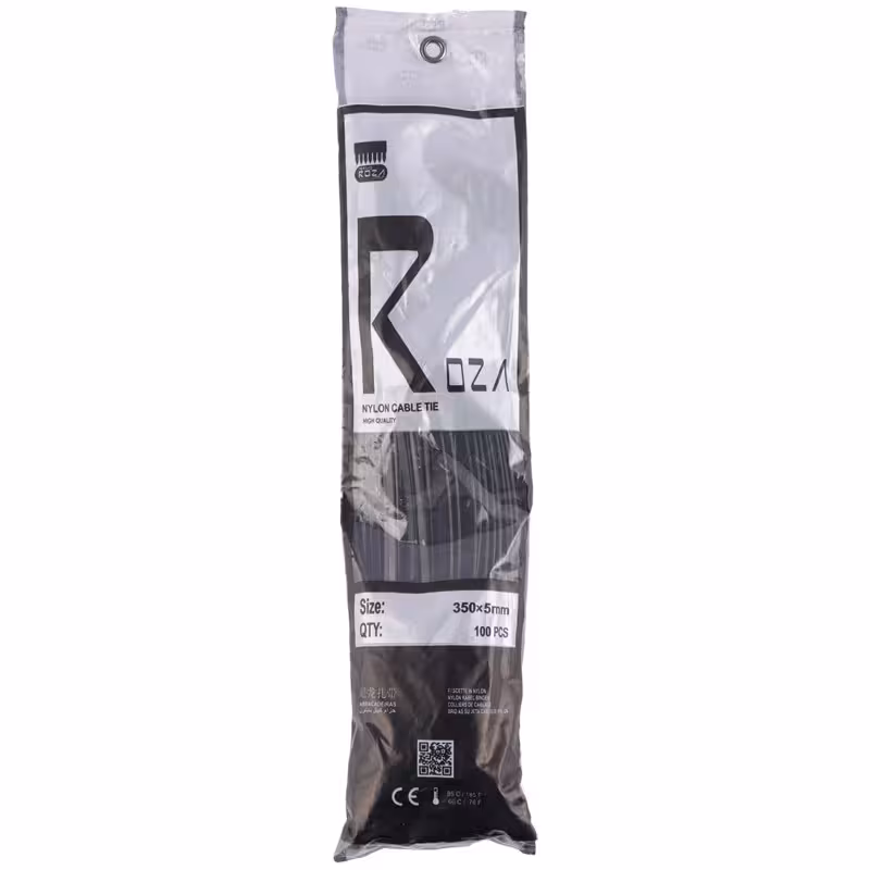 بست کمربندی Roza 350*5.0 mm بسته 100 عددی