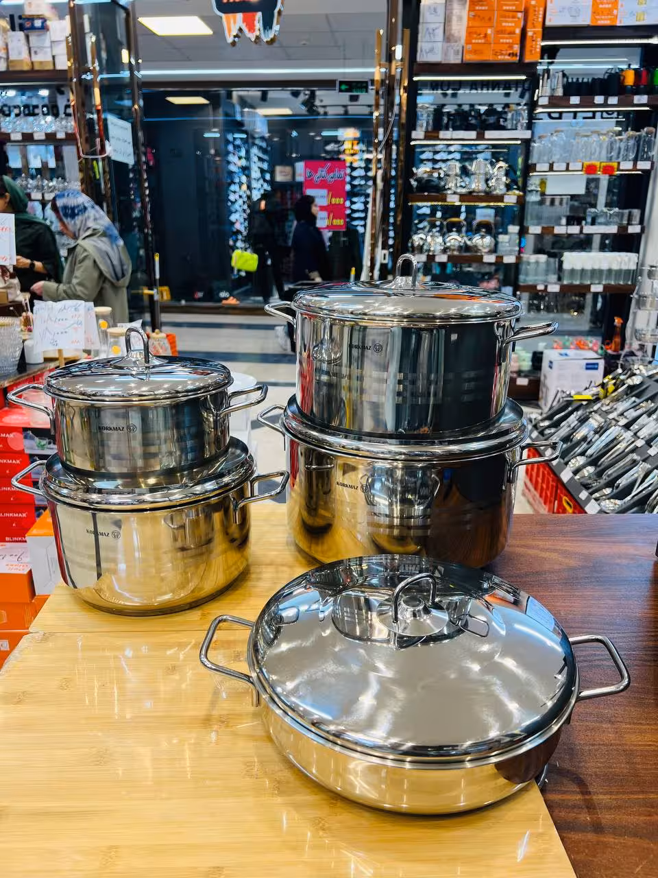 سرویس قابلمه گرانیت 10 پارچه کرکماز وارداتی A1902