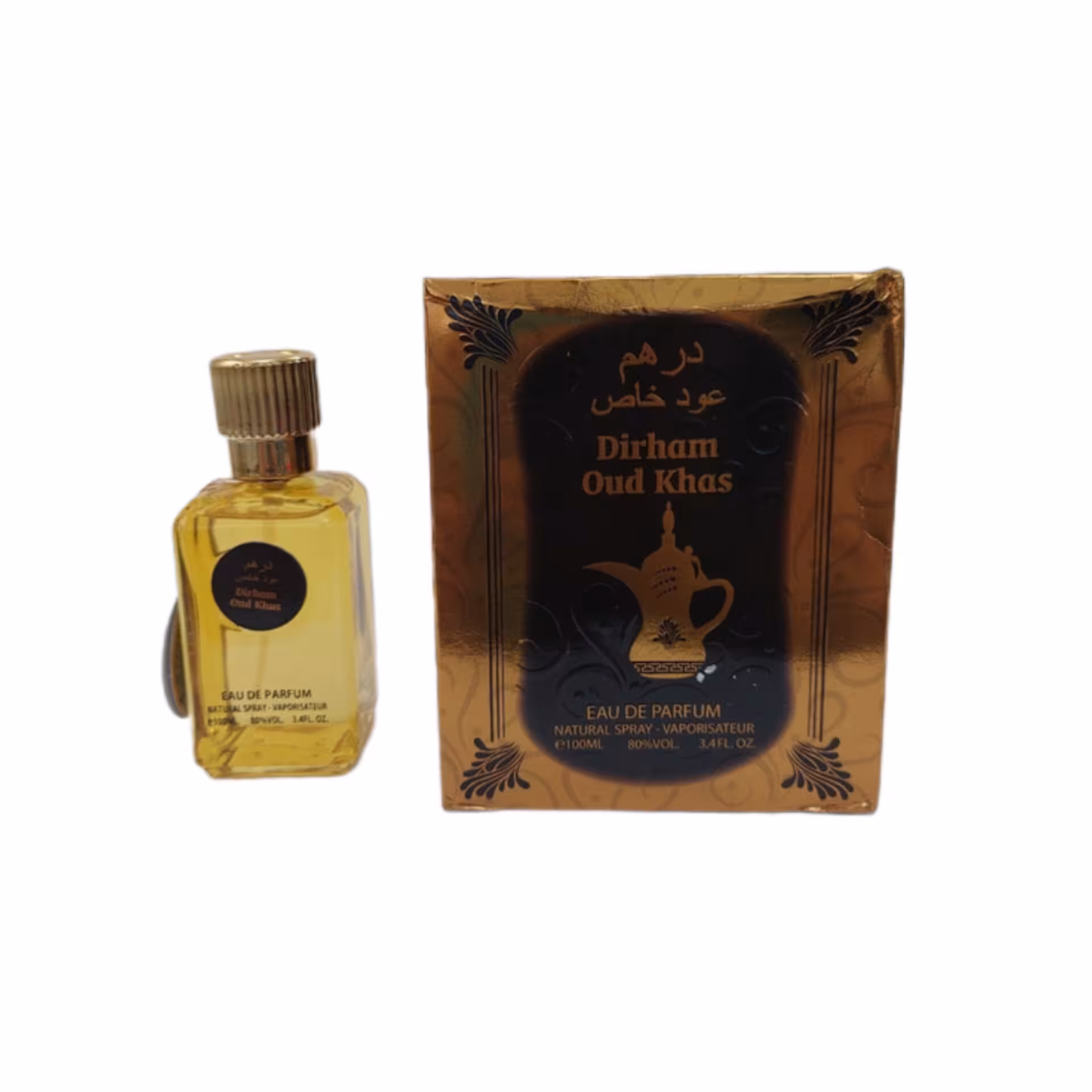 ادکلن زنانه مردانه الفخر مدل درهم عود خاص حجم 100 میل