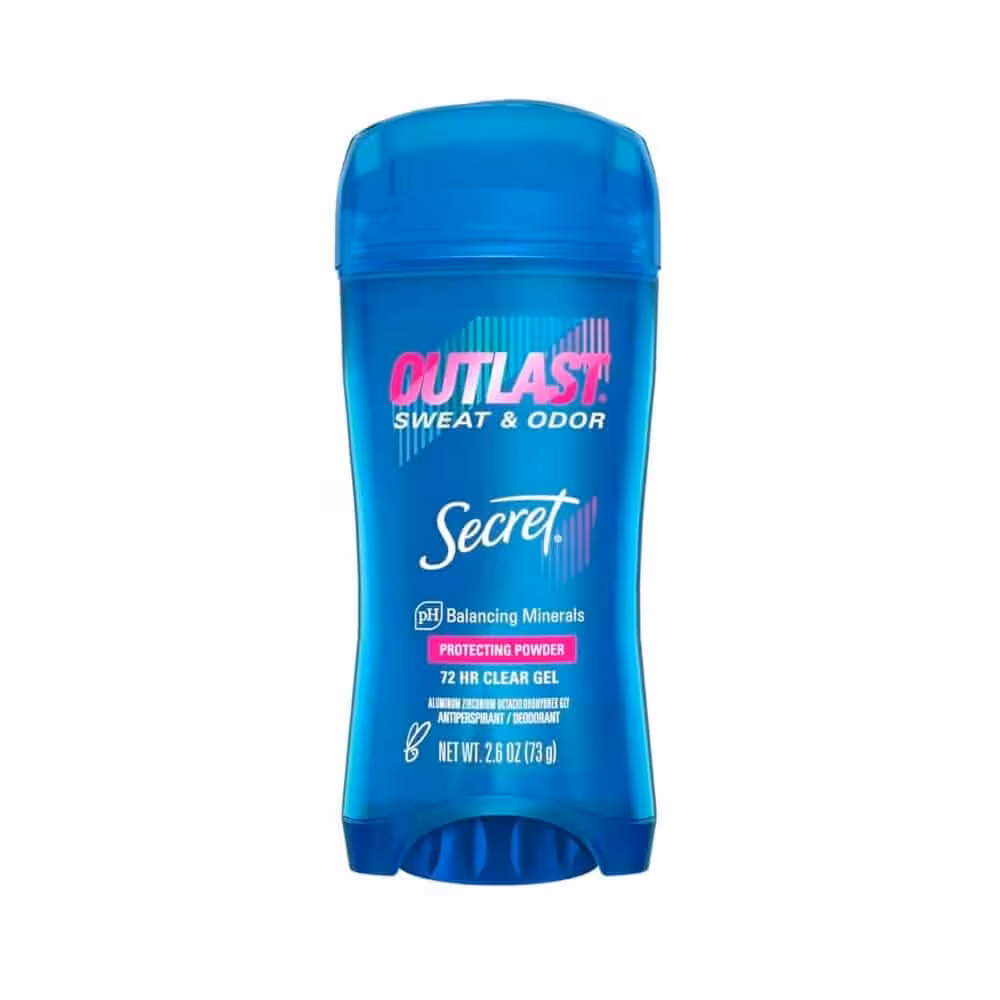 مام زنانه سکرت مدل Outlast Protecting Powder ضدتعریق 72 ساعته حجم 73 گرم