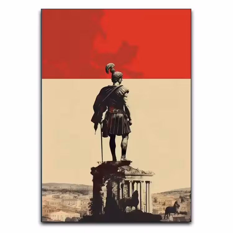 تابلو مجسمه امپراتوران روم