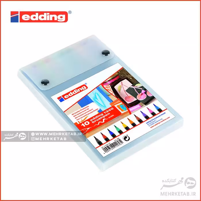ماژیک براش رنگ آمیزی10 رنگ ادینگ Edding Brushpens 1340-10