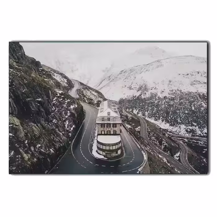 تابلو هتل‌ Belvedere در سوئیس