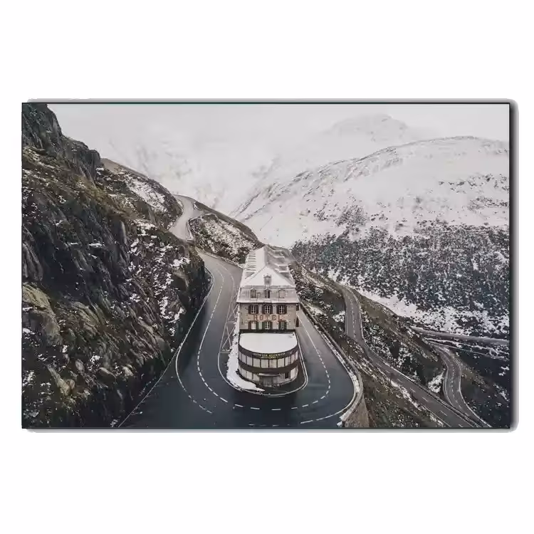 تابلو هتل‌ Belvedere در سوئیس