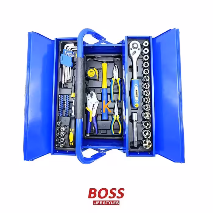 مجموعه جعبه بکس و ابزار 64 عددی مدل BOX-64