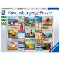 پازل 1500 قطعه Ravensburger طرح کلاژ ساحلی