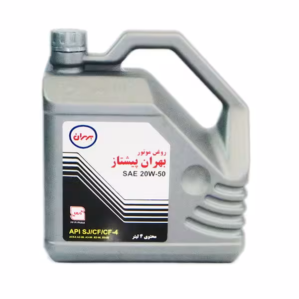 روغن موتور 20W-50 بهران مدل پیشتاز SJ حجم 4 لیتر