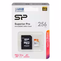 کارت حافظه microSDXC سیلیکون پاور مدل Superior Pro ظرفیت 256 گیگابایت