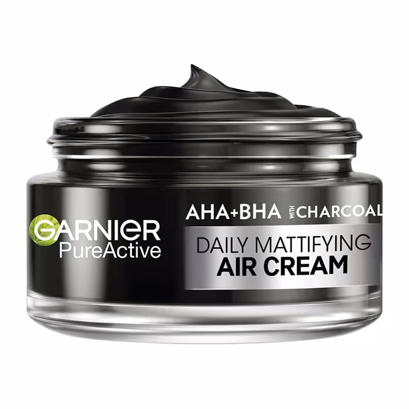 کرم 3 کاره زغالی گارنیر GARNIER حاوی نیاسینامید و AHA BHA حجم 50ml