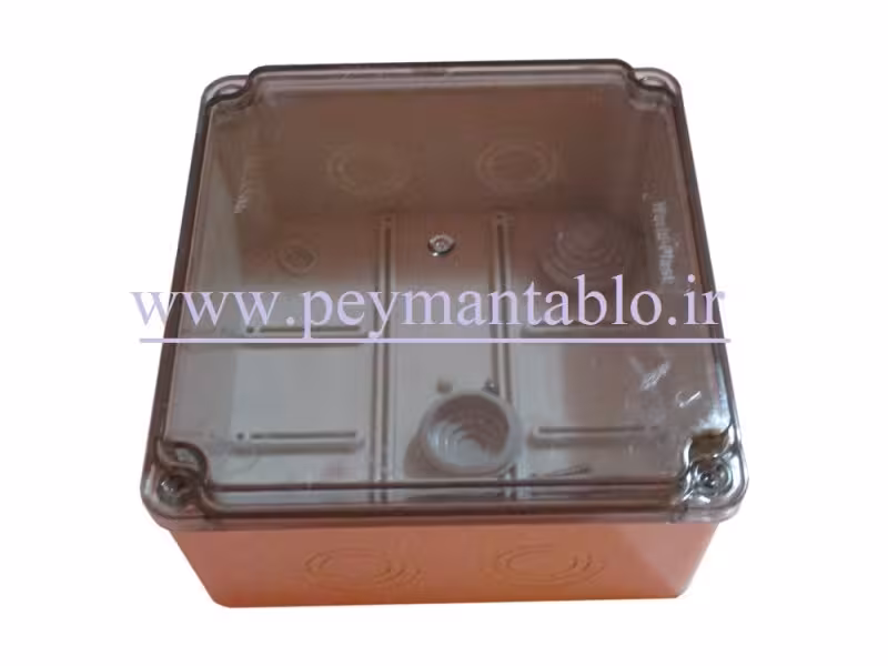 جعبه تقسیم برق (درب شفاف) پلاستیکی World-Plast 15*15*8