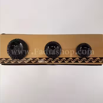 دکمه مشکی براق 3 سایز