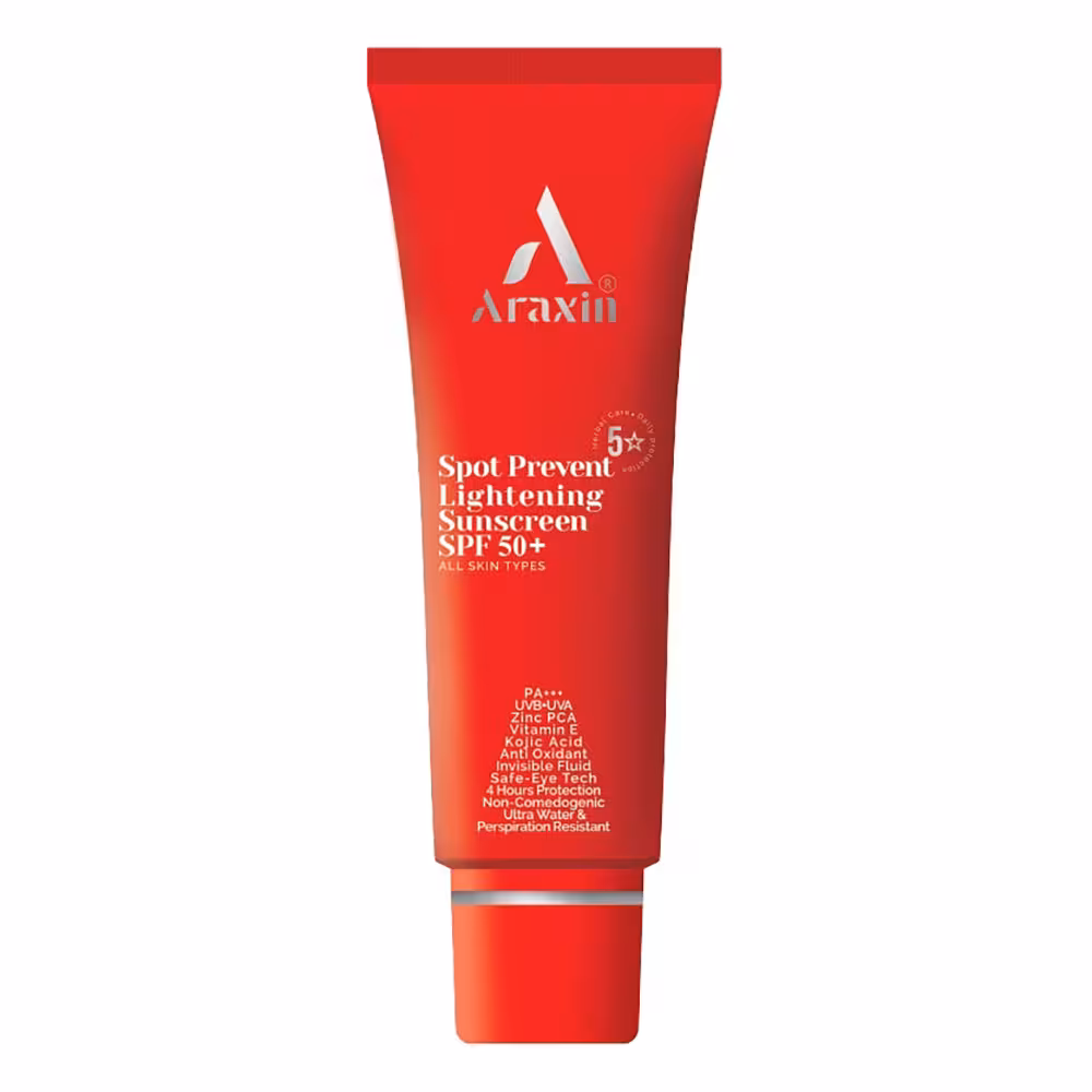 آراکسین کرم ضد آفتاب روشن کننده و ضد لک فیوژن واتر SPF50