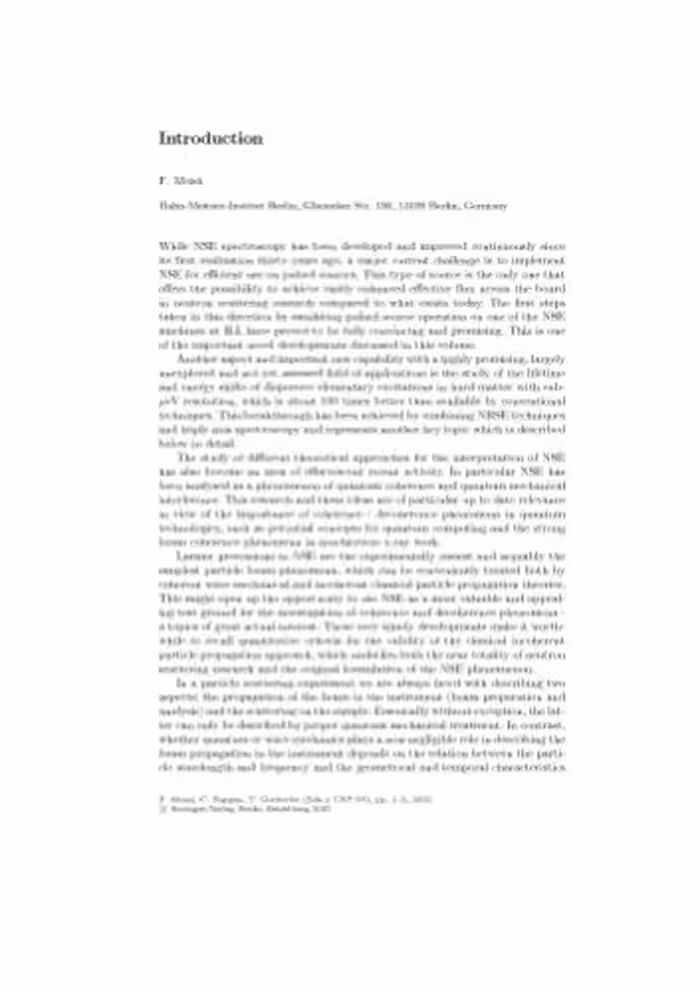 خرید و دانلود نسخه کامل کتاب Neutron Spin Echo Spectroscopy: Basics, Trends and Applications