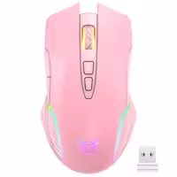موس بی سیم گیمینگ اونیکوما CW905 Wireless، رنگ صورتی