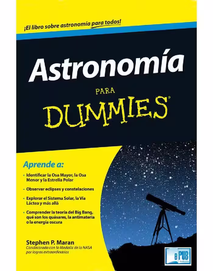 خرید و دانلود نسخه کامل کتاب Astronomía para dummies