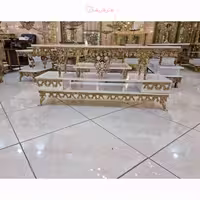 میز تلویزیون برنزی با ورق ضخیم، طراحی جدید