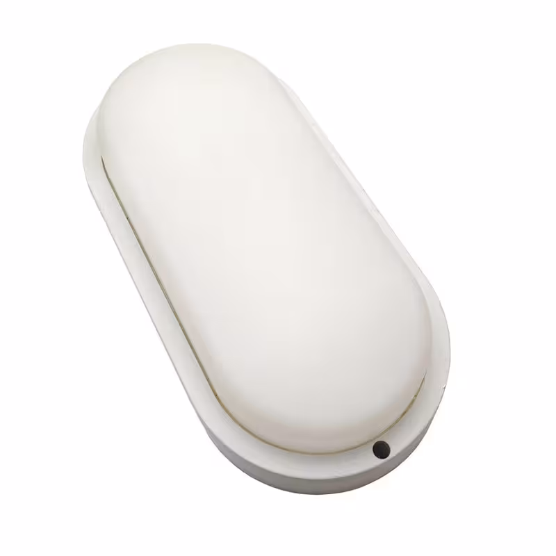 چراغ حمام دیواری پرتو درخشان مدل واترپروف IP65 طرح روکار بیضی