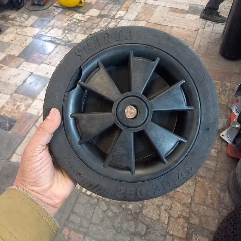 چرخ شماره 25 بسته تک عددی رنگ مشکی