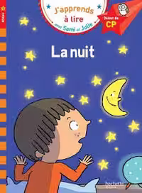 کتاب داستان فرانسوی سامی و جولی در شب Sami et Julie CP Niveau 1 La nuit
