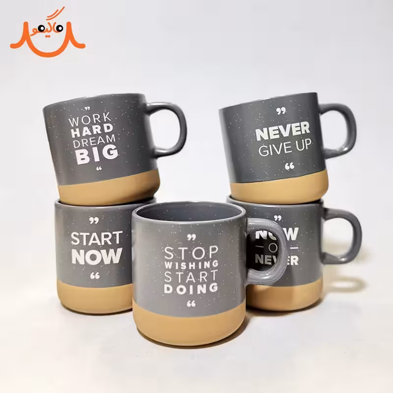 ماگ سرامیکی رستیک طوسی