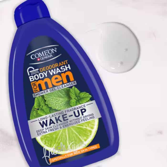 شامپو بدن کامان WAKE UP deodorant