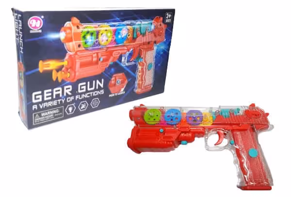 کلت چرخ دنده ای موزیکال تیرپرتاب مدل HJ608A