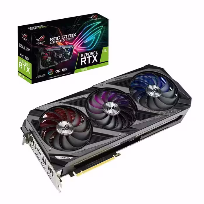 خرید کارت گرافیک ایسوس Graphics ASUS ROG STRIX RTX 3070 O8G GAMING با بهترین قیمت