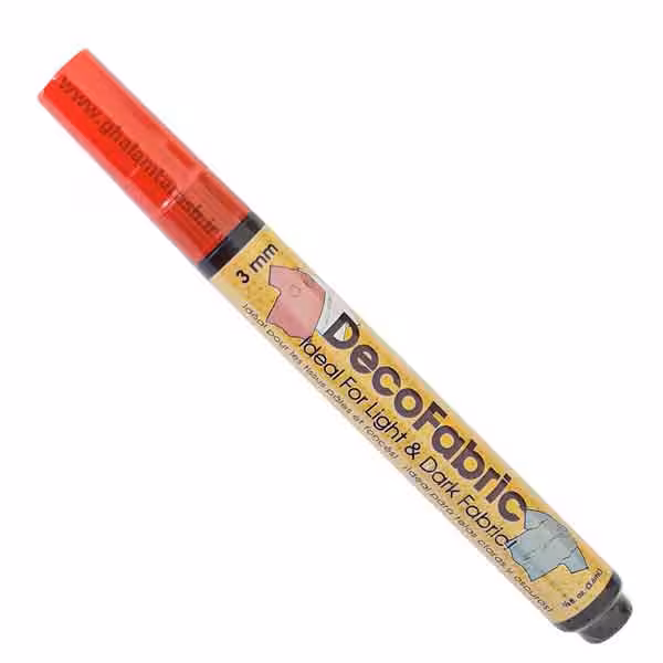 ماژیک پارچه قرمز ماروی یوشیدا (مدل DecoFabric)