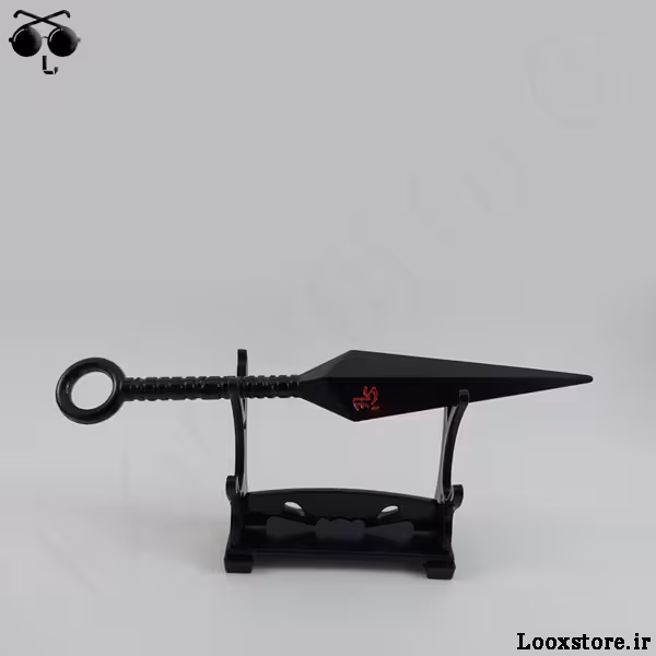کونای مشکی قرمز فلزی انیمه ناروتو Naruto