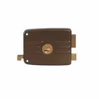 قفل حیاطی طرح ایزو کامپیوتری منیرصنعت - یراقینو فروش یراق آلات کابینت و درب