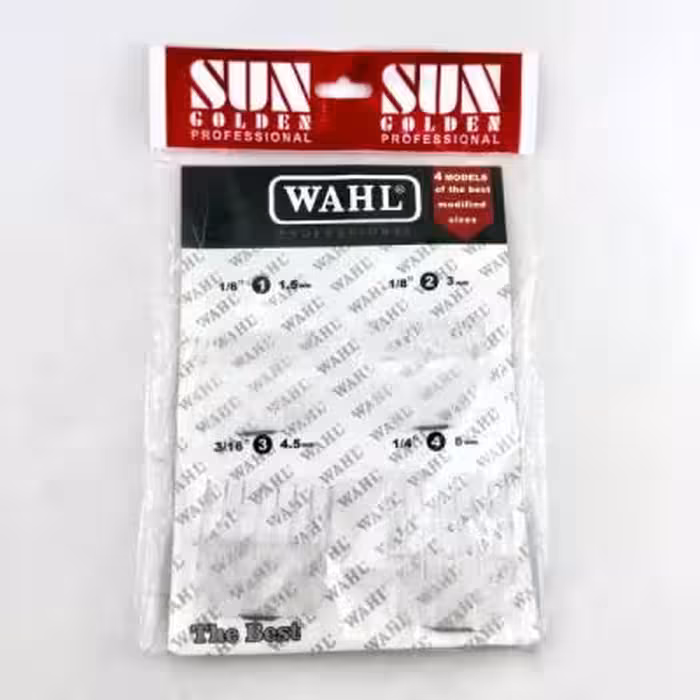 شانه شیشه ای ماشین اصلاح وال سان گلدن چهار تیکه