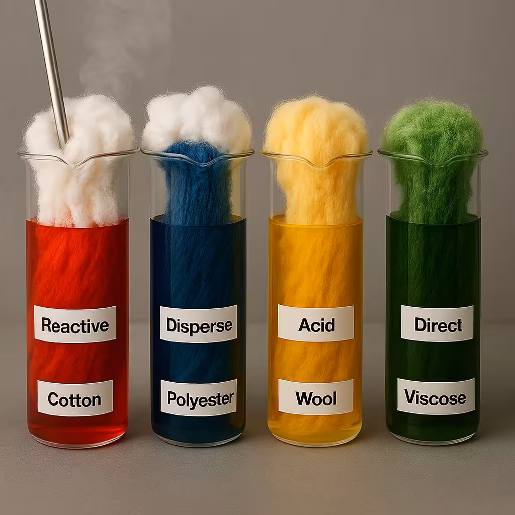 رنگرزی الیاف اکریلیک