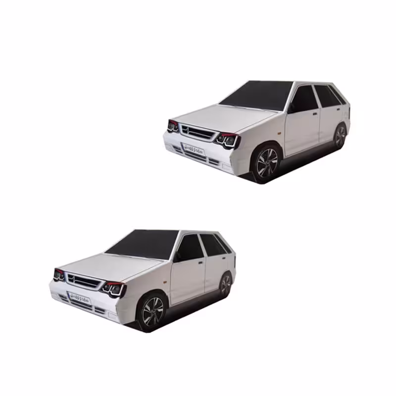 دستمال کاغذی طرح پراید 111 هاچبک مجموعه 2 عددی