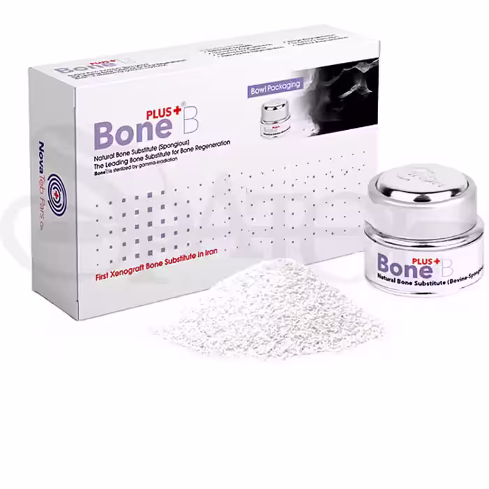 پودر استخوان زنوگرفت Bone Plus قطر ذرات 1000-250 حجم 1cc