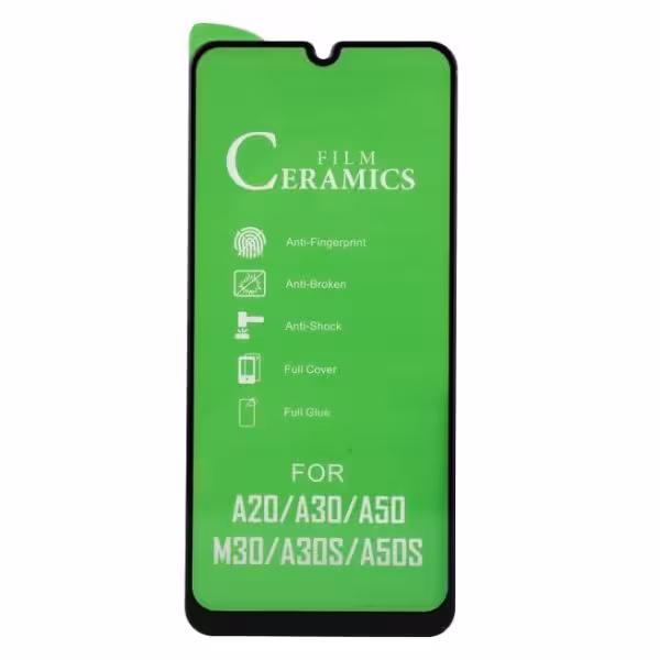محافظ صفحه نمایش سرامیکی 9D مناسب برای سامسونگ Galaxy A30