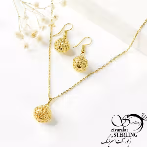 گردنبند دایره ای رنگ ثابت کد 6701