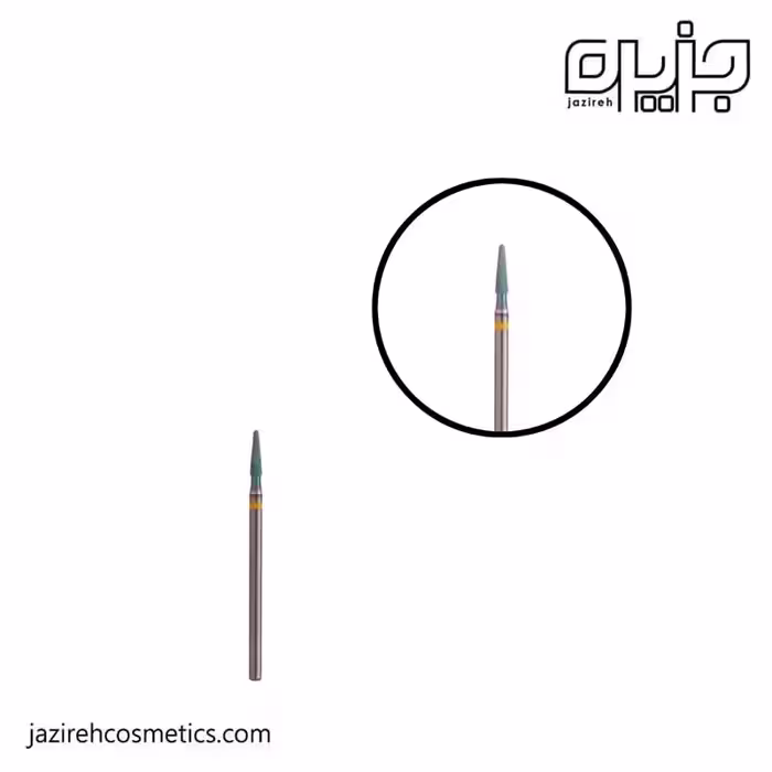 سرسوهان نقره ای دورگير مخروطي نوار زرد