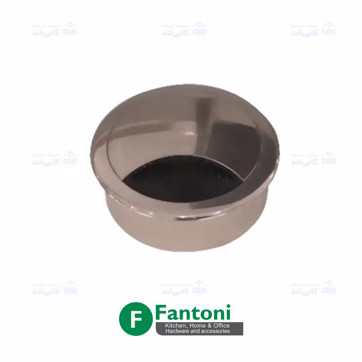قاب داکت مربع رومیزی رنگ نیکل آنودایز فانتونی T381
